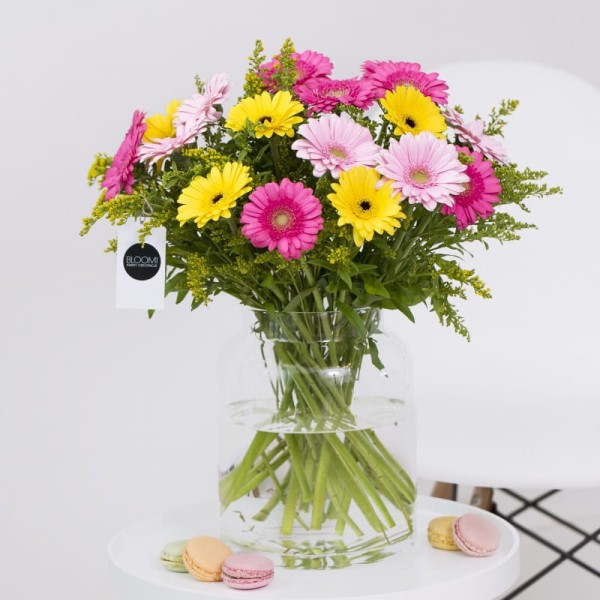 KOLOROWE JARMARKI bukiet gerbery