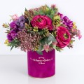 ROMANTYCZNA RANDKA Flower box ze sztucznych kwiatów