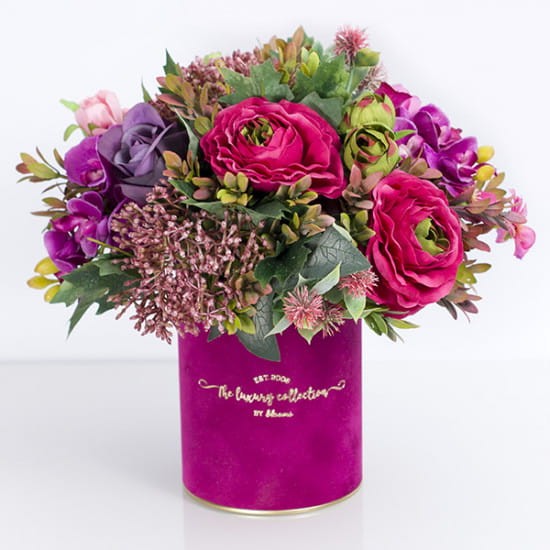 ROMANTYCZNA RANDKA Flower box ze sztucznych kwiatów