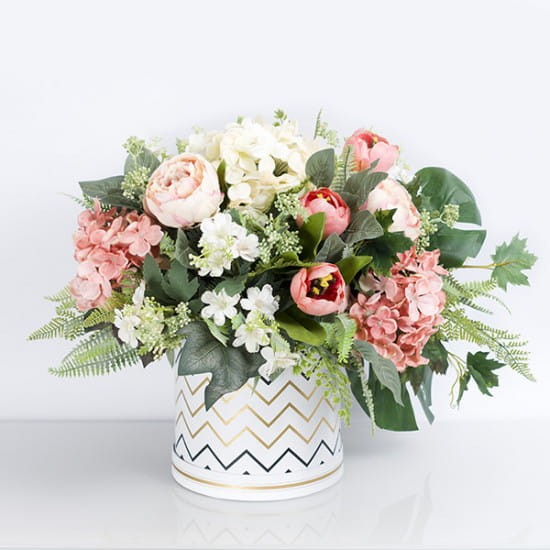 ACH WIOSNA! Flower box ze sztucznych kwiatów