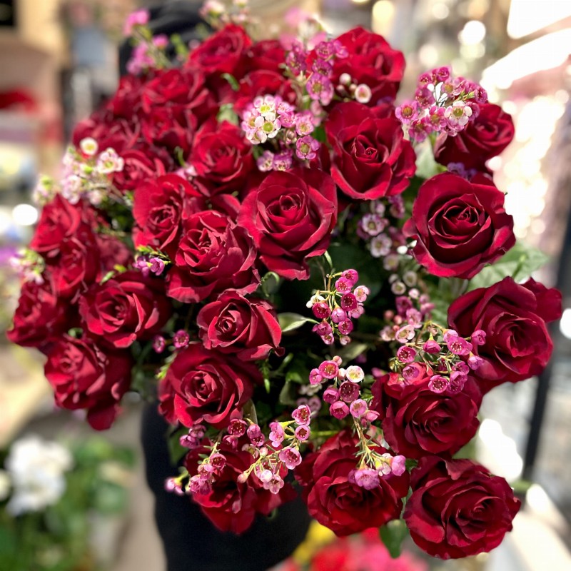 romantyczny bukiet z róż eros