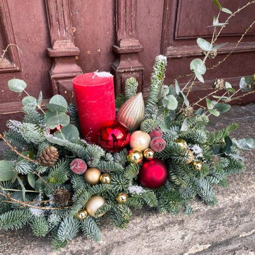 Stroik bożonarodzeniowy - PREZENT OD MIKOŁAJA