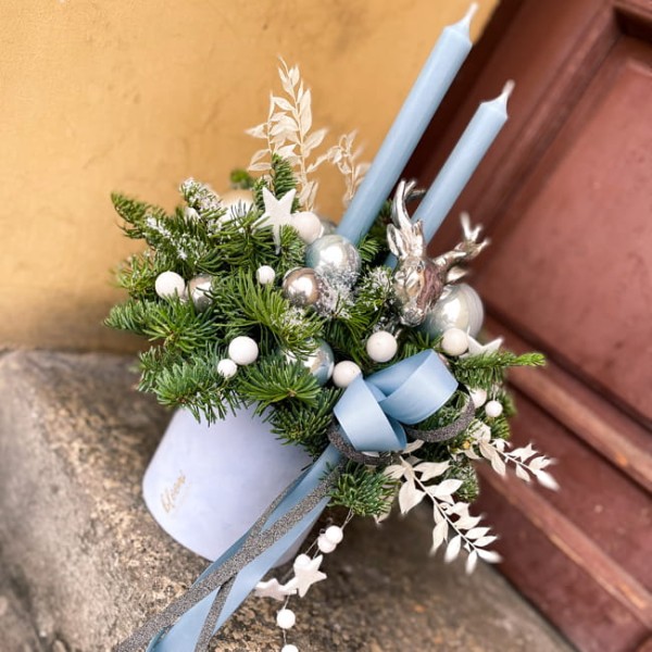 Flower box na Boże Narodzenie - MAGIA ŚWIĄT