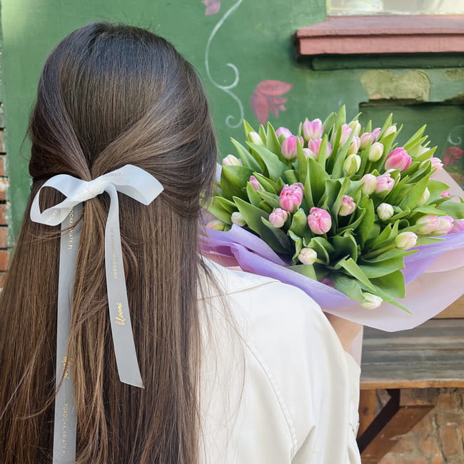 Duży bukiet tulipanów